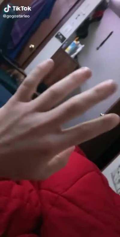 he likes to attack hands