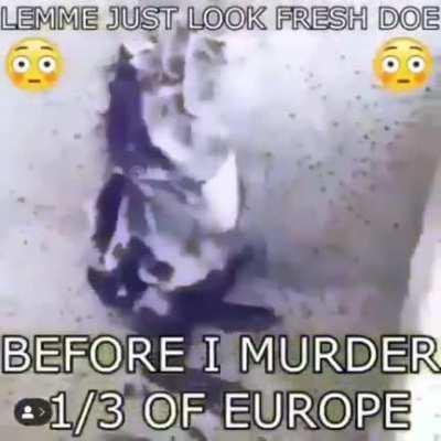 Just caught the bubonic plague