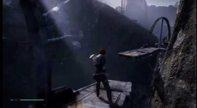 Only a master of the force could do such a thing.