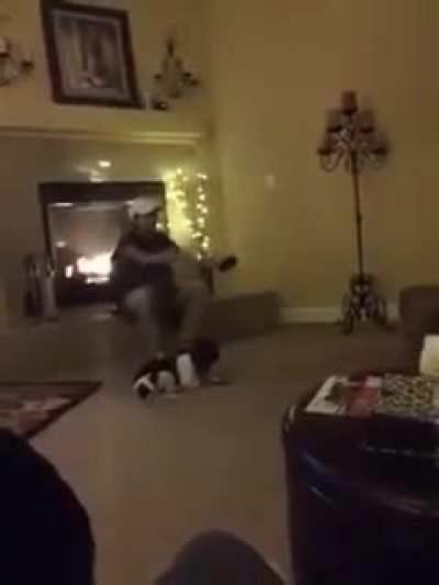 Mom makes son come home at bad time