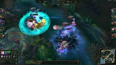 Inofficial ADC Seraphine Pentakill from a tournament