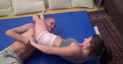 Home Mixed Mat Wrestling & Headscissors Highlights