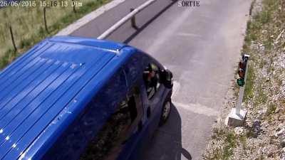 He needed an oil change anyway