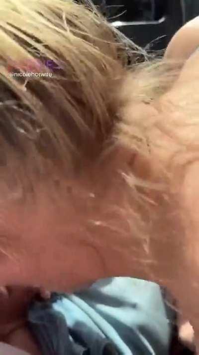 Snuck a quick BJ in while we waited on our friends&hellip; 