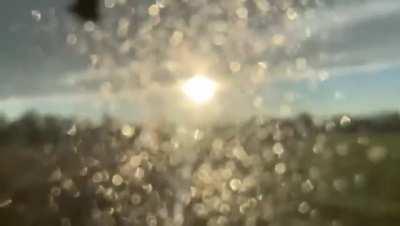 Breakthrough of the front in the Kherson region. A column of armored vehicles HMMWV under heavy fire goes to storm the positions.