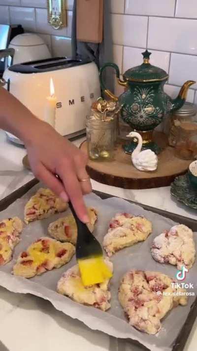 To pretend you grew strawberries