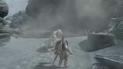 Almost at High Hrothgar, soon I'll find out if I really am Dragonborn.