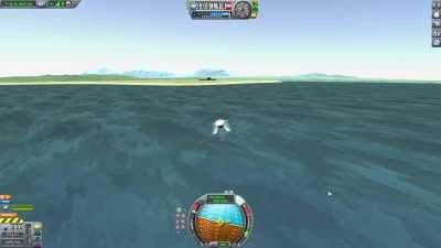 Here is my cruising missle launched from a mobile platform (Stock + DLC)