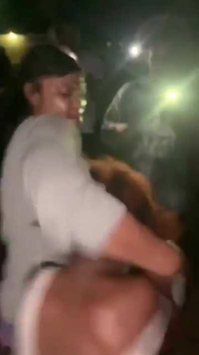 I wonder what she did to deserve that whooping