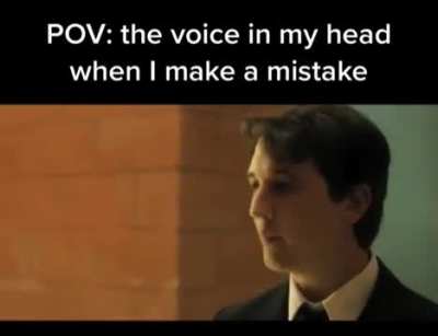 The voice in my head whenever I talk...