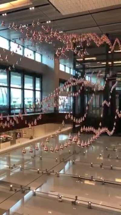 This cool kinetic installation