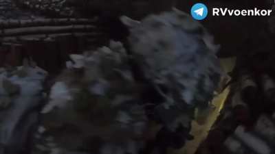 FPV Video of Russian SSO Assaulting a Trench , Taking Some Prisoners And Killing One Ukrainian Soldier