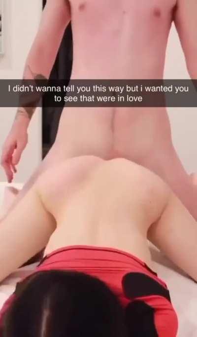 This was the video your sister sent to her boyfriend