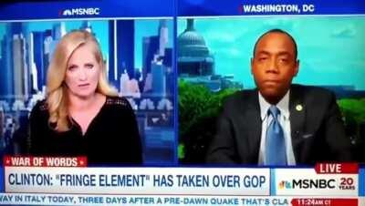 MSNBC plays a KFC ad on accident for a black man during a racism segment