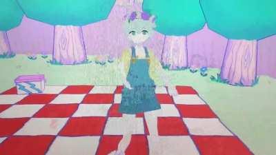 Vrchat can be boring alone so why not dancing the Macarena as Basil?