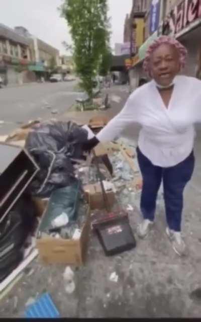 Bronx store owner calls out BLM protestors.