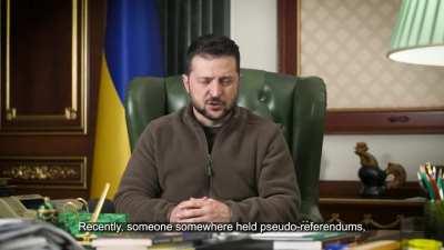 President Zelensky's Latest Address. 02/10/22. Duration 7m50. English Subtitles.