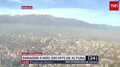 Tanta contaminacion no deja ver el estadio de la U