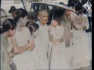 1948 Sri Lanka independence day colorized by me