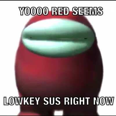 Red kinda sus right now not gonna lie ‼️