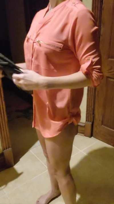 Daily Dressings with Bunny. Hate to cover up these curves for work.