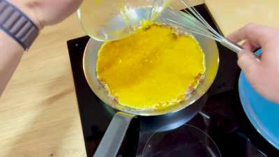 Seasoning the 28cm DeBuyer