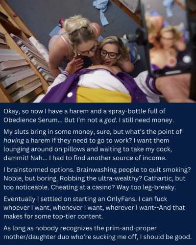 Obedience Serum is a great way to start a porn career [collab with /u/Sayydz]