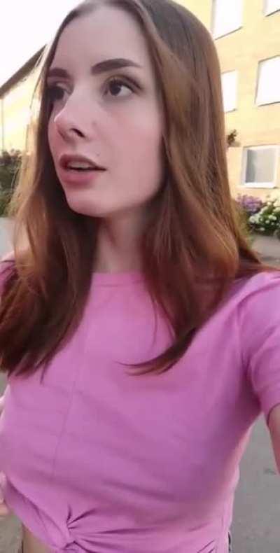 What would you do if you saw me walking past you like this? 😅💕