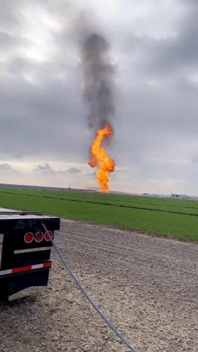 Dairy covered lagoon digester catches fire 1.17.24 