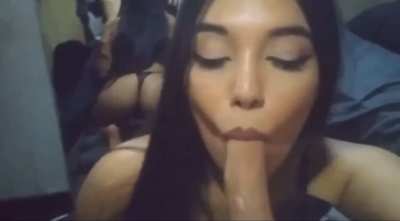 Just straight slurping it down