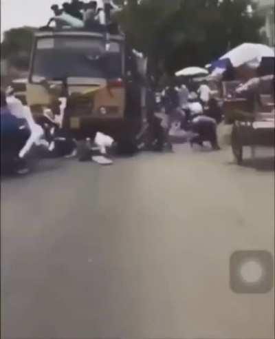 Thats one strong motorcycle