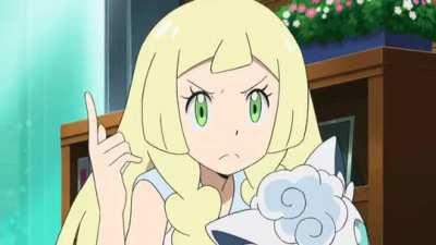 Lillie is lecturing you. What did you do?