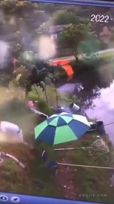 Fishing next to electrical wires