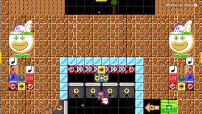 Made a level with four ON/OFF detectors: play dead, jump, direction, and distance.