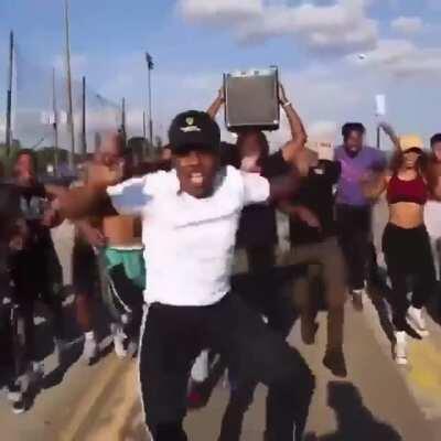 Lights out and away we go