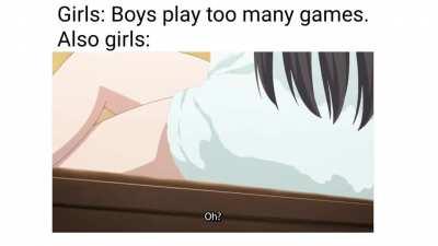 The hypocrisy of them.