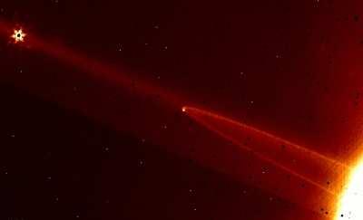 JWST timelapse of a small moon cruising Jupiter's rings