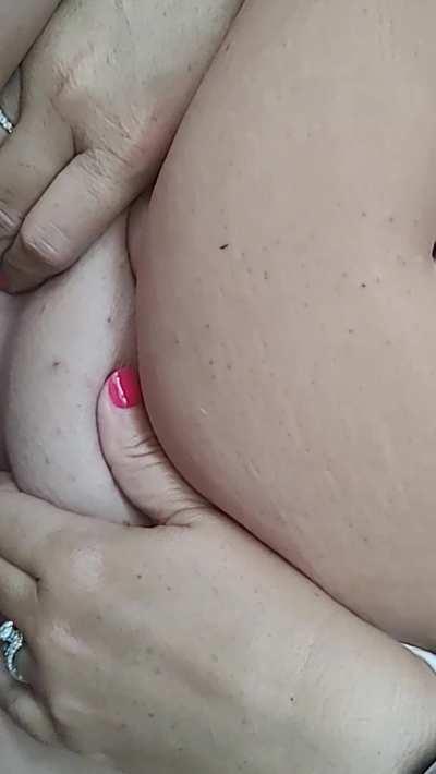 Came home to hubby to get creampie fucked hump day has been good!