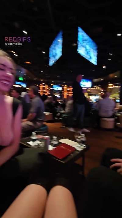 If you pull out your camera, I'll almost definitely pull out my tits!