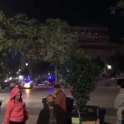 First day of November, 2020, central Barcelona.