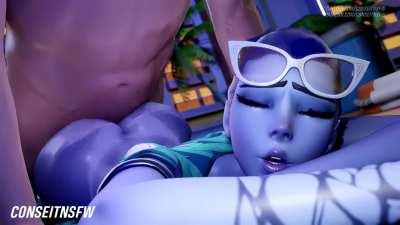 Widowmaker facial (Conseit) [Overwatch]