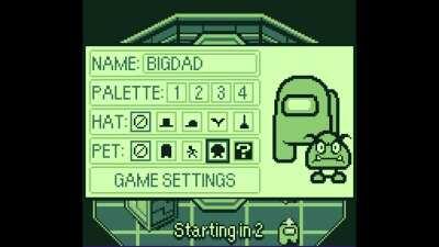 I turned among us into a gameboy game