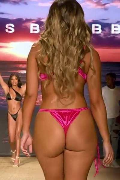 hot pink on the runway