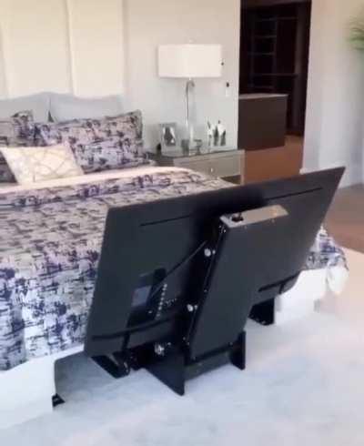 This TV under the bed