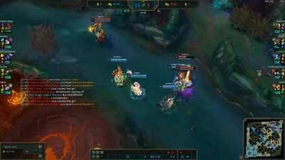 When we were so ahead, enemy team started not fighting back, so we decided to dance and have fun together !