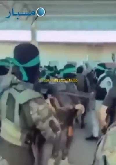 Hamas militant preparing for operation Al Aqsa flood in Gaza