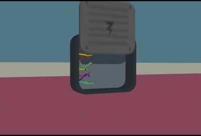 Making an Among Us 3D Map using Blender Eevee: Cafeteria nearly complete!