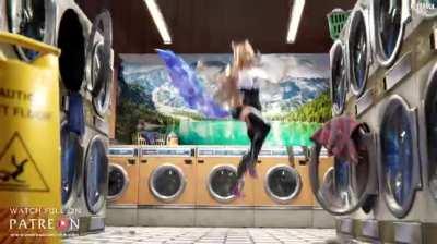 Ahri in the Laundry, to be continued (Chikipiko)[League of Legends]