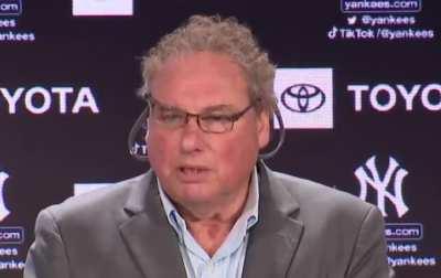 [Highlight] Yankees president Randy Levine waxes poetic while wearing his really cool glasses