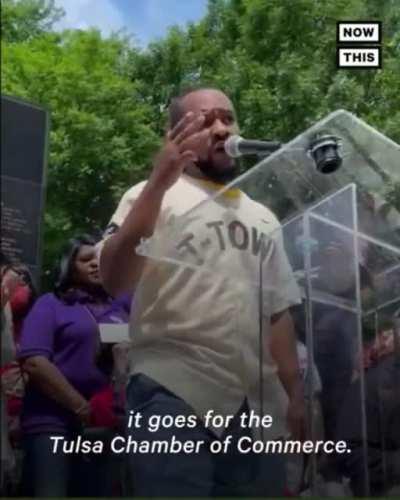 ‘It’s time to tell the truth and it’s time to pay your due’ — Watch activist and former Tulsa mayoral candidate Greg Robinson II's powerful speech on the eve of the 100th anniversary of the Tulsa Massacre